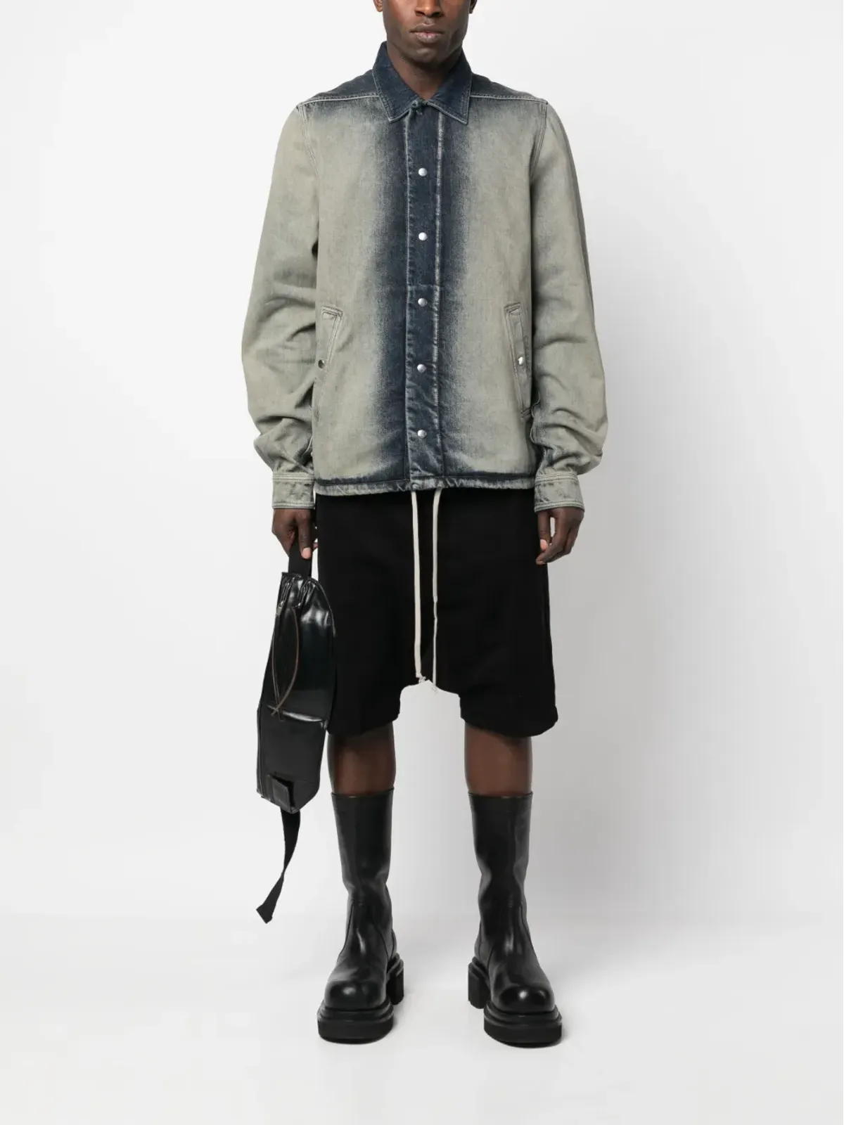Rick Owens DRKSHDW 長袖デニムジャケット - 画像2