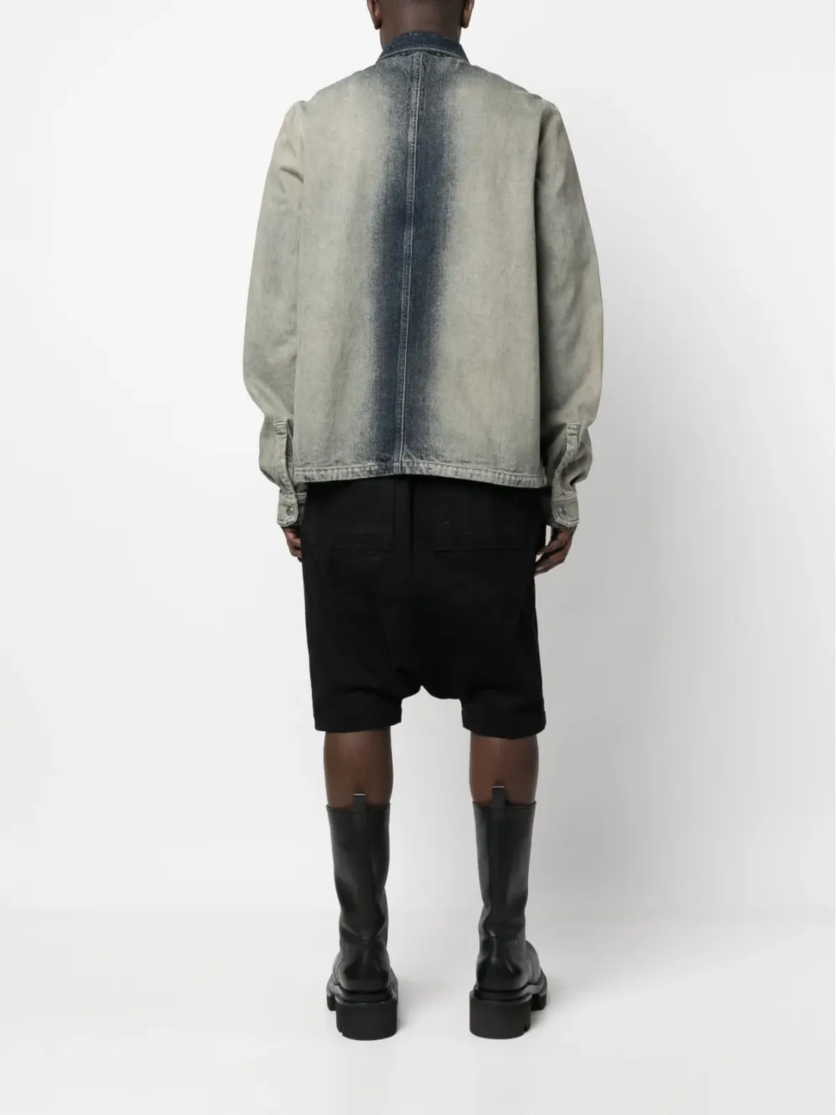 Rick Owens DRKSHDW 長袖デニムジャケット - 画像4