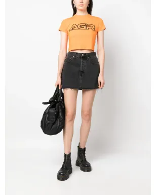 Levi's ロゴパッチ付きショートデニムスカート - サムネイル2