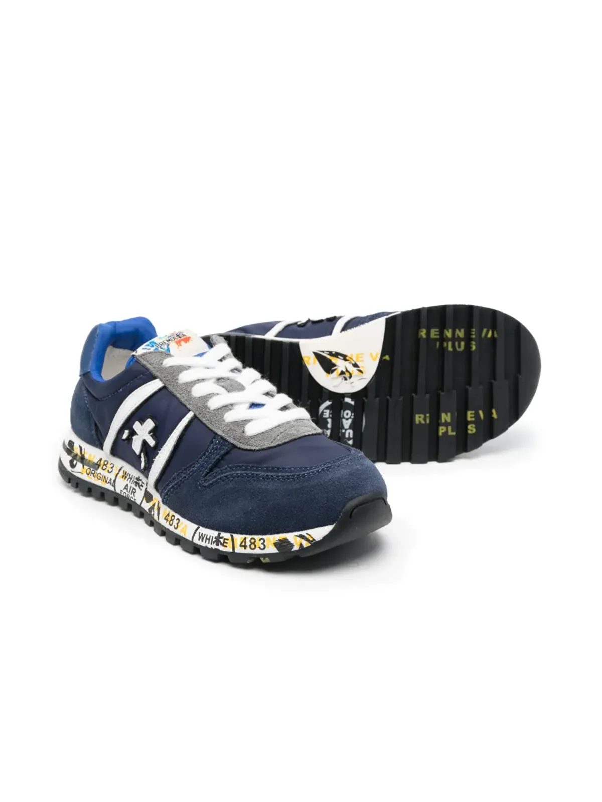 Premiata Kids ロートップスウェードスニーカー - 画像2