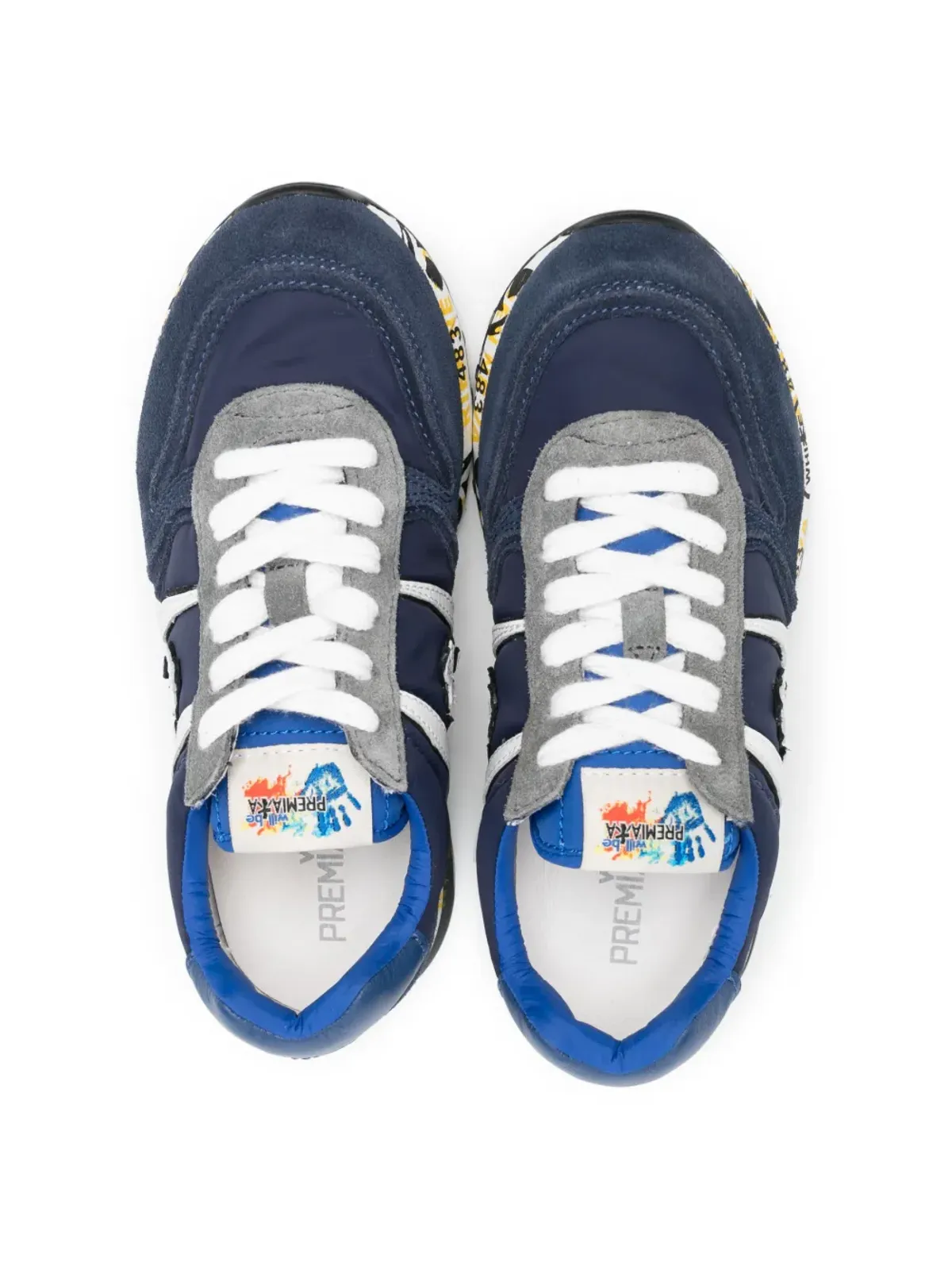 Premiata Kids ロートップスウェードスニーカー - 画像3