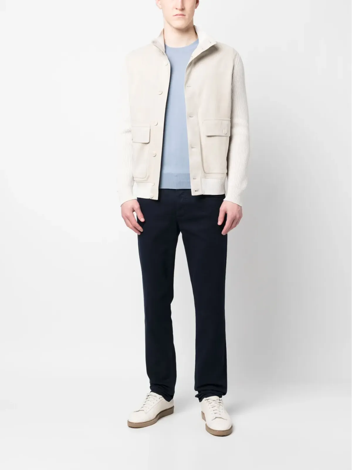 Brunello Cucinelli 長袖コットンジャンパー - 画像2