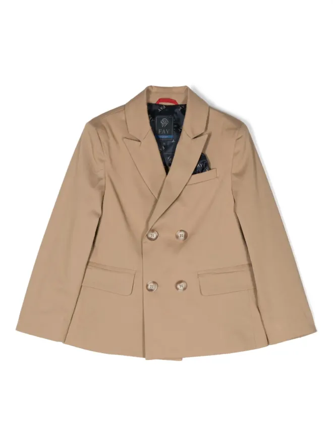 Fay Kids Fay Kids ダブルブレスト長袖ブレザーの商品画像