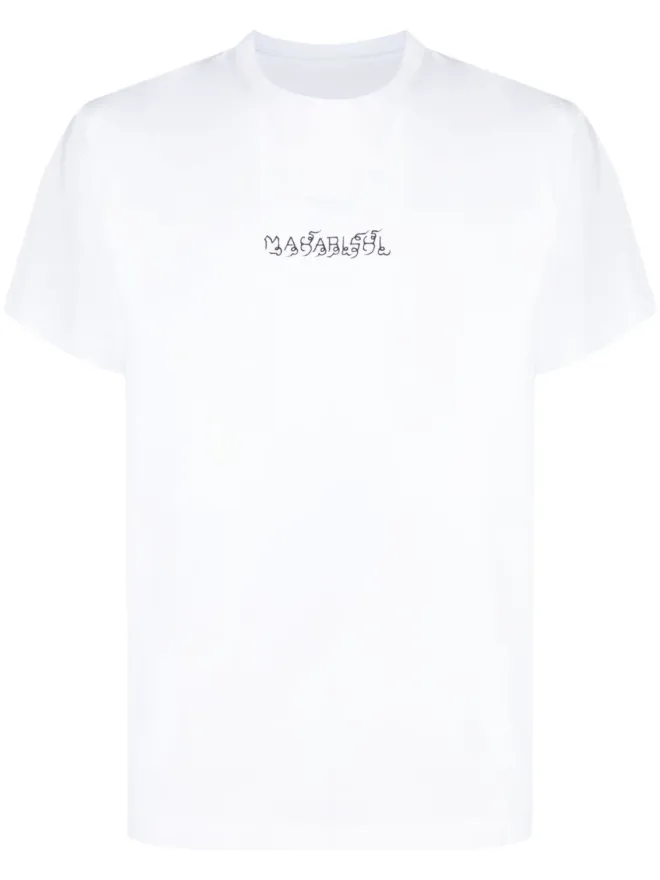 Maharishi Maharishi ロゴプリント オーガニックコットン Tシャツ - ホワイトの商品画像