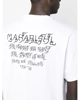 Maharishi ロゴプリント オーガニックコットン Tシャツ - ホワイト - サムネイル5