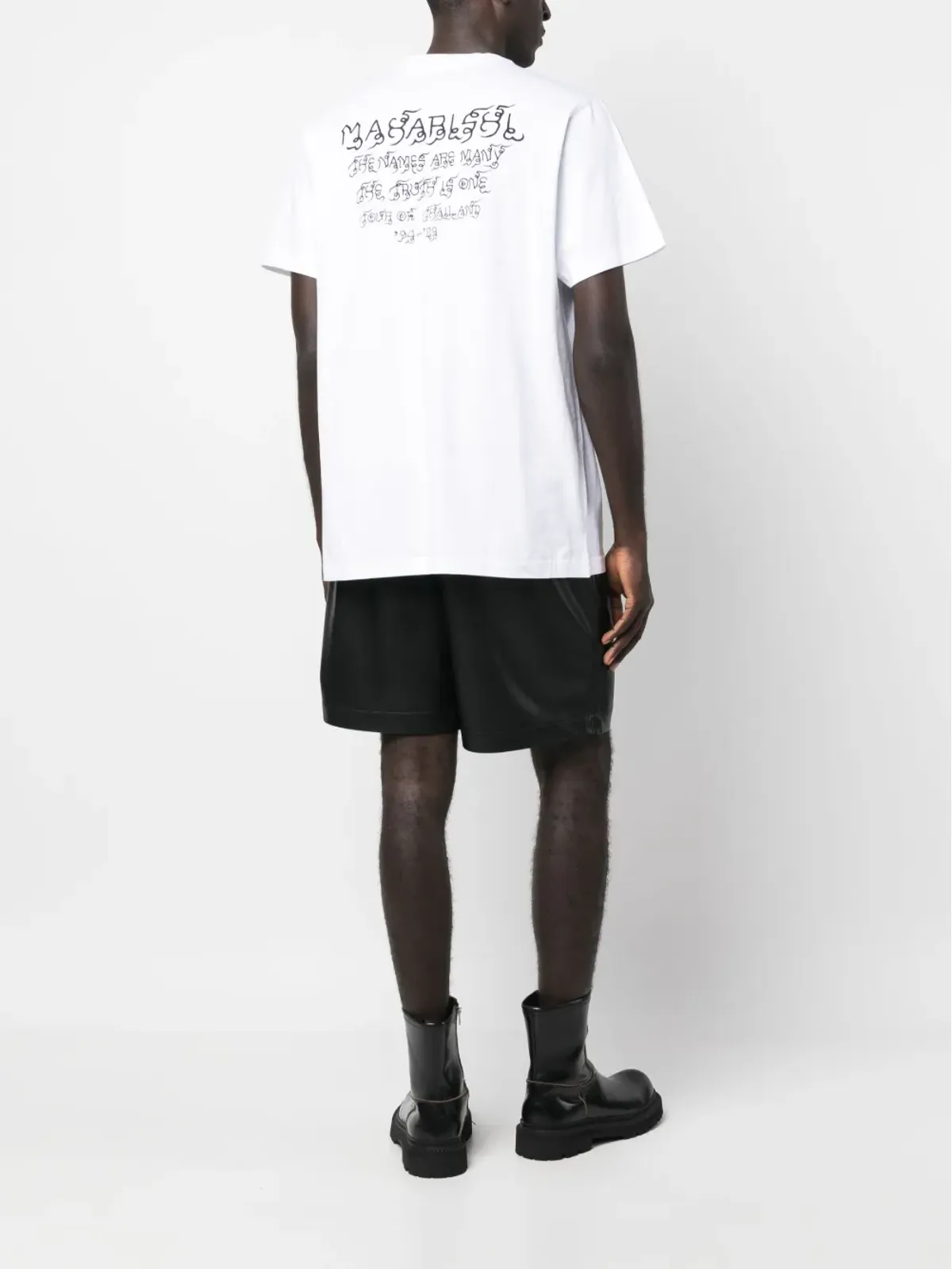 Maharishi ロゴプリント オーガニックコットン Tシャツ - ホワイト - 画像2
