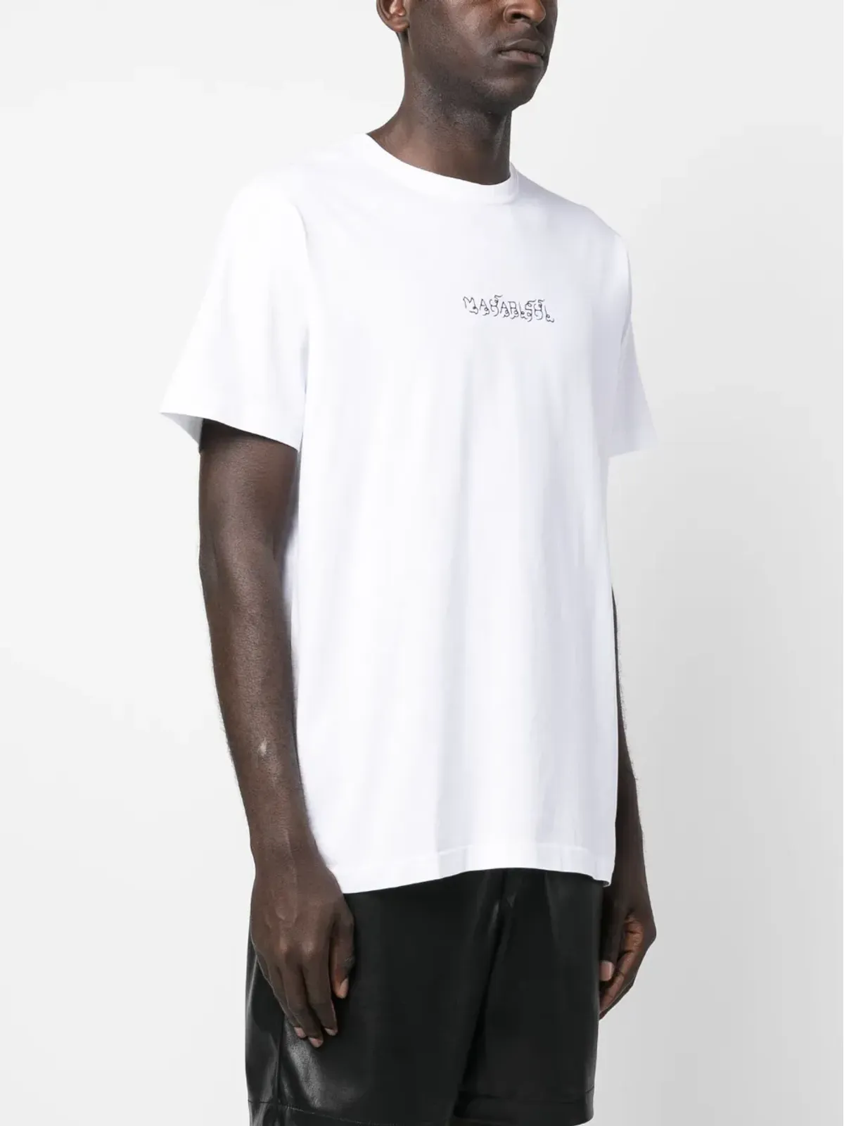 Maharishi ロゴプリント オーガニックコットン Tシャツ - ホワイト - 画像4