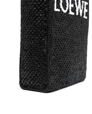 LOEWE A5 ラフィア トートバッグ - サムネイル4