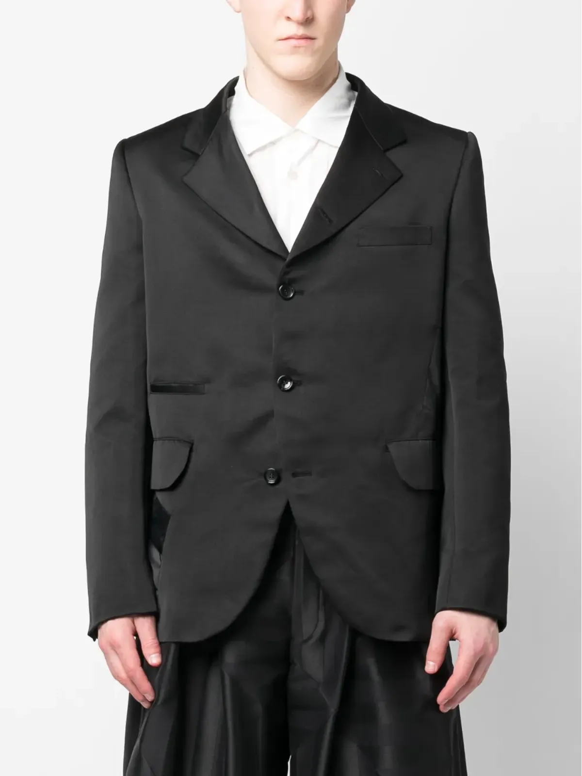 Comme des Garçons Homme Plus ジップディテール ブレザー - 画像3