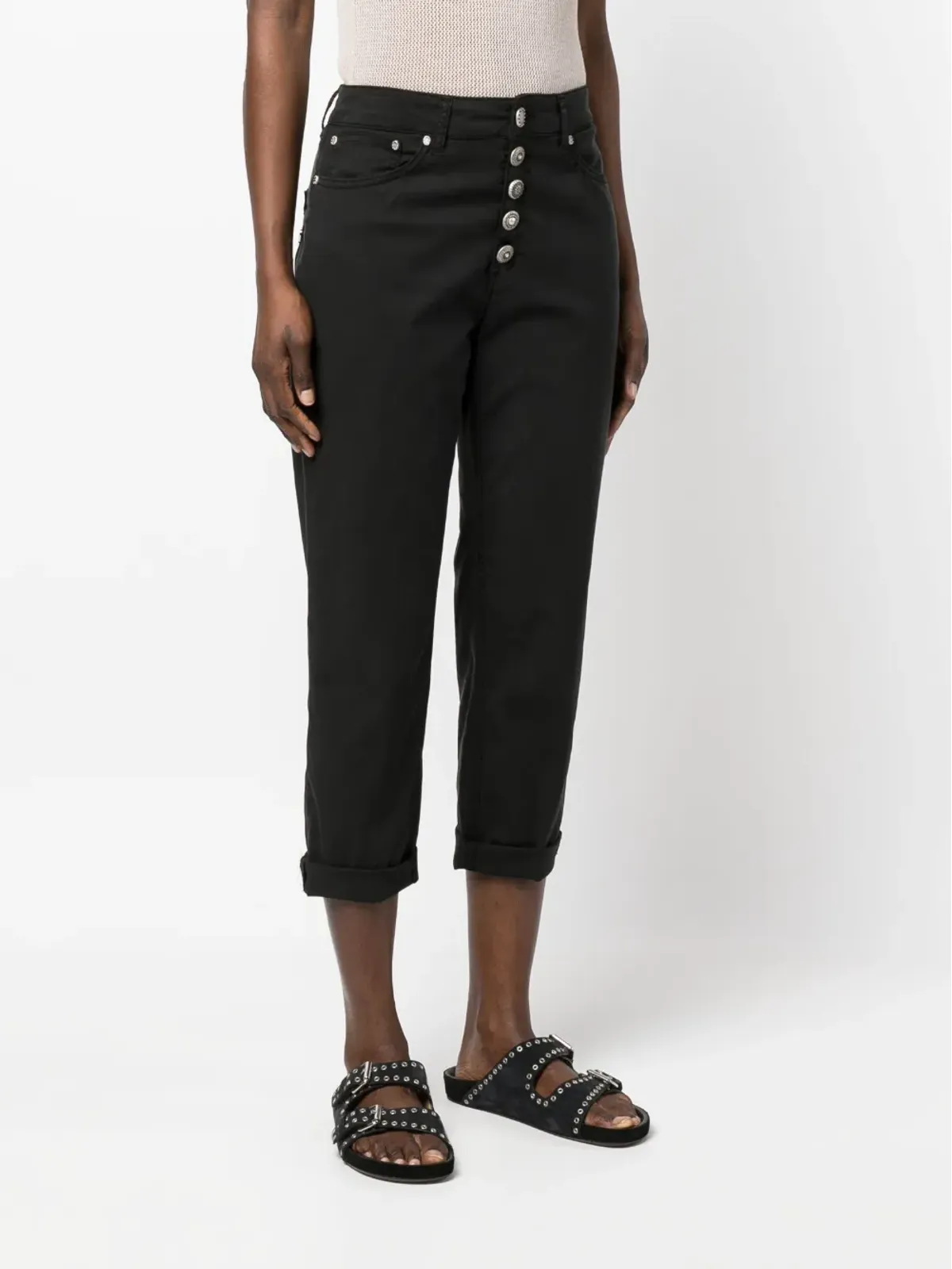 DONDUP Koons loose-fit cropped jeans - 画像3