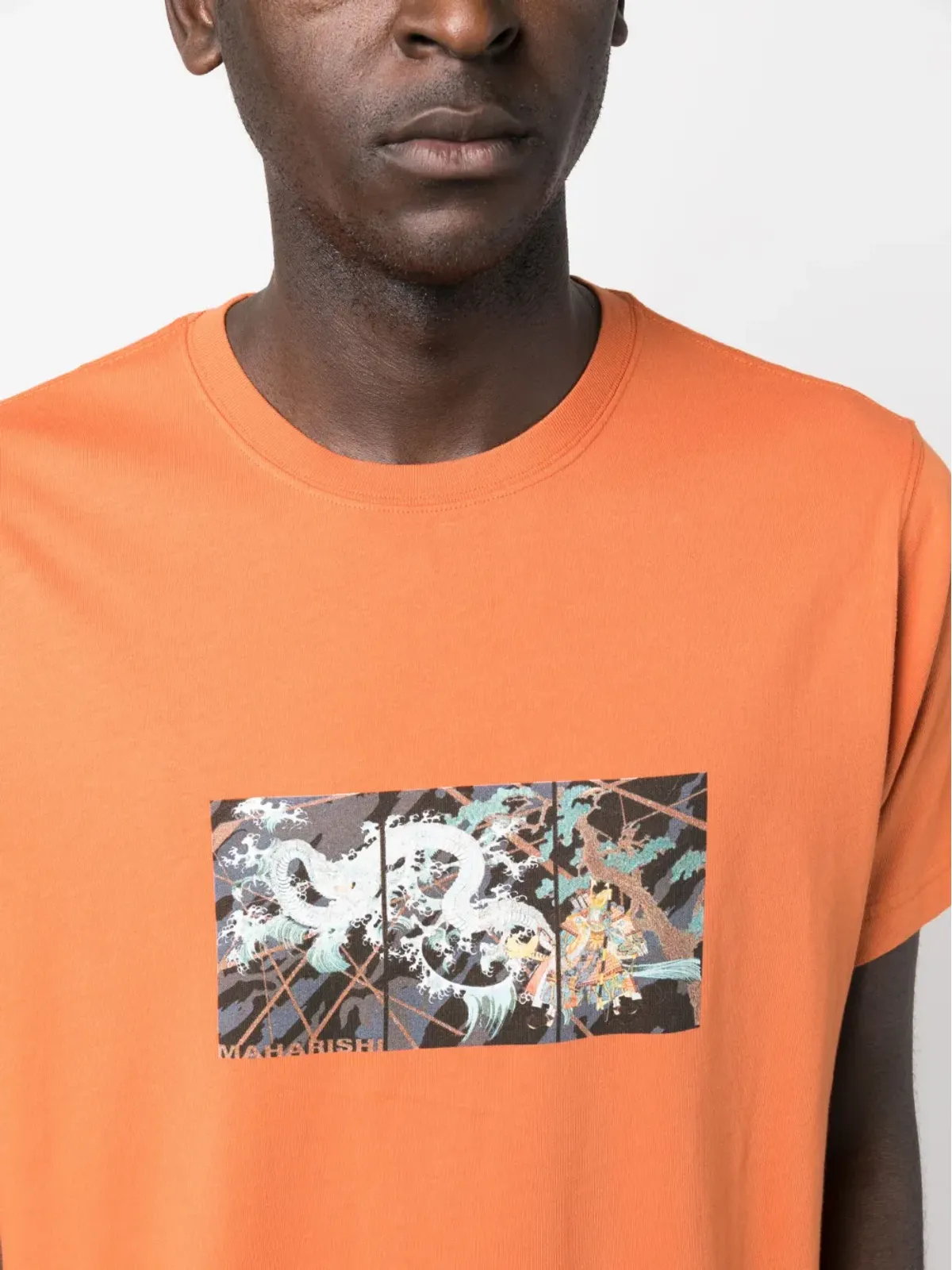 Maharishi グラフィックプリントオーガニックコットンTシャツ - 画像5