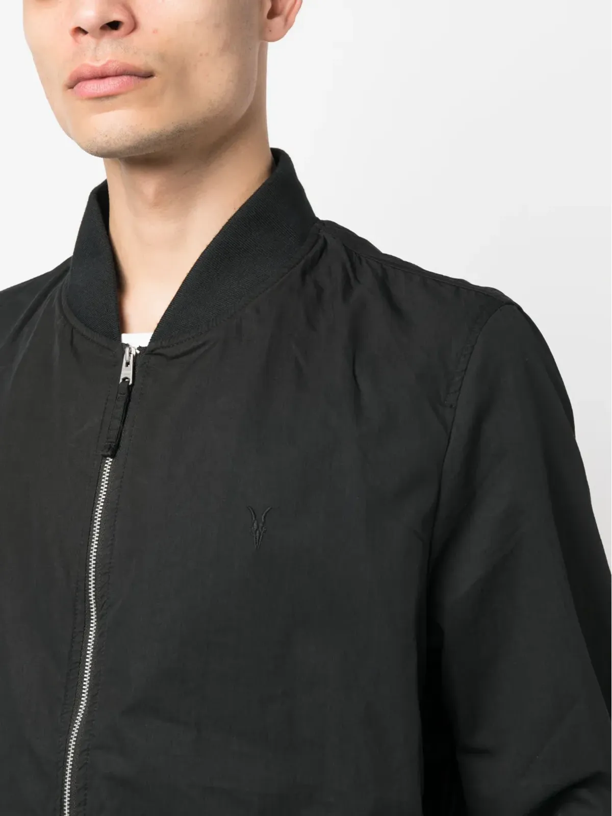 AllSaints ストレッチコットン ボンバージャケット - 画像5