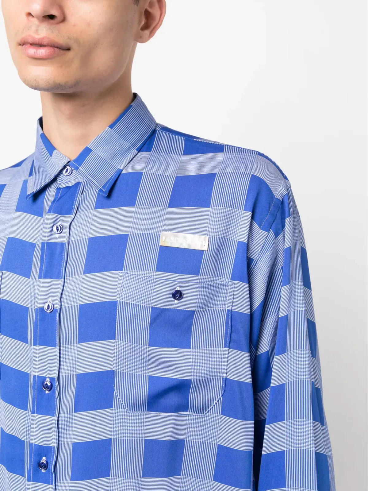 4SDESIGNS チェック柄シャツ - 画像5