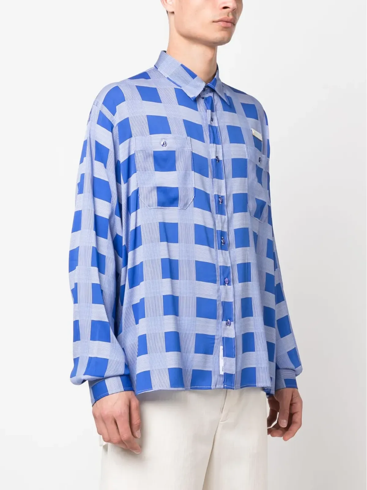 4SDESIGNS チェック柄シャツ - 画像3