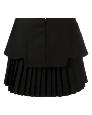 ANDREĀDAMO コルセットディテール プリーツミニスカート - サムネイル1
