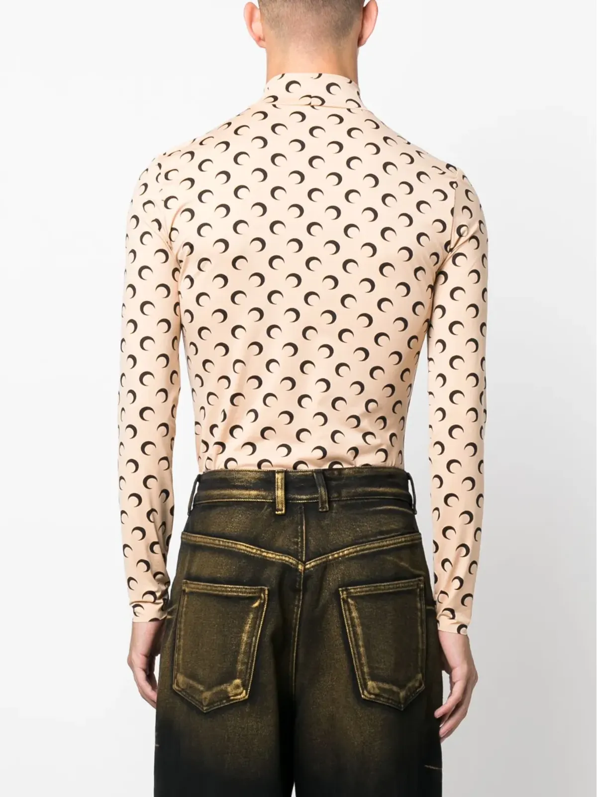 Marine Serre Regenerated Second Skin トップ - Neutrals - 画像4