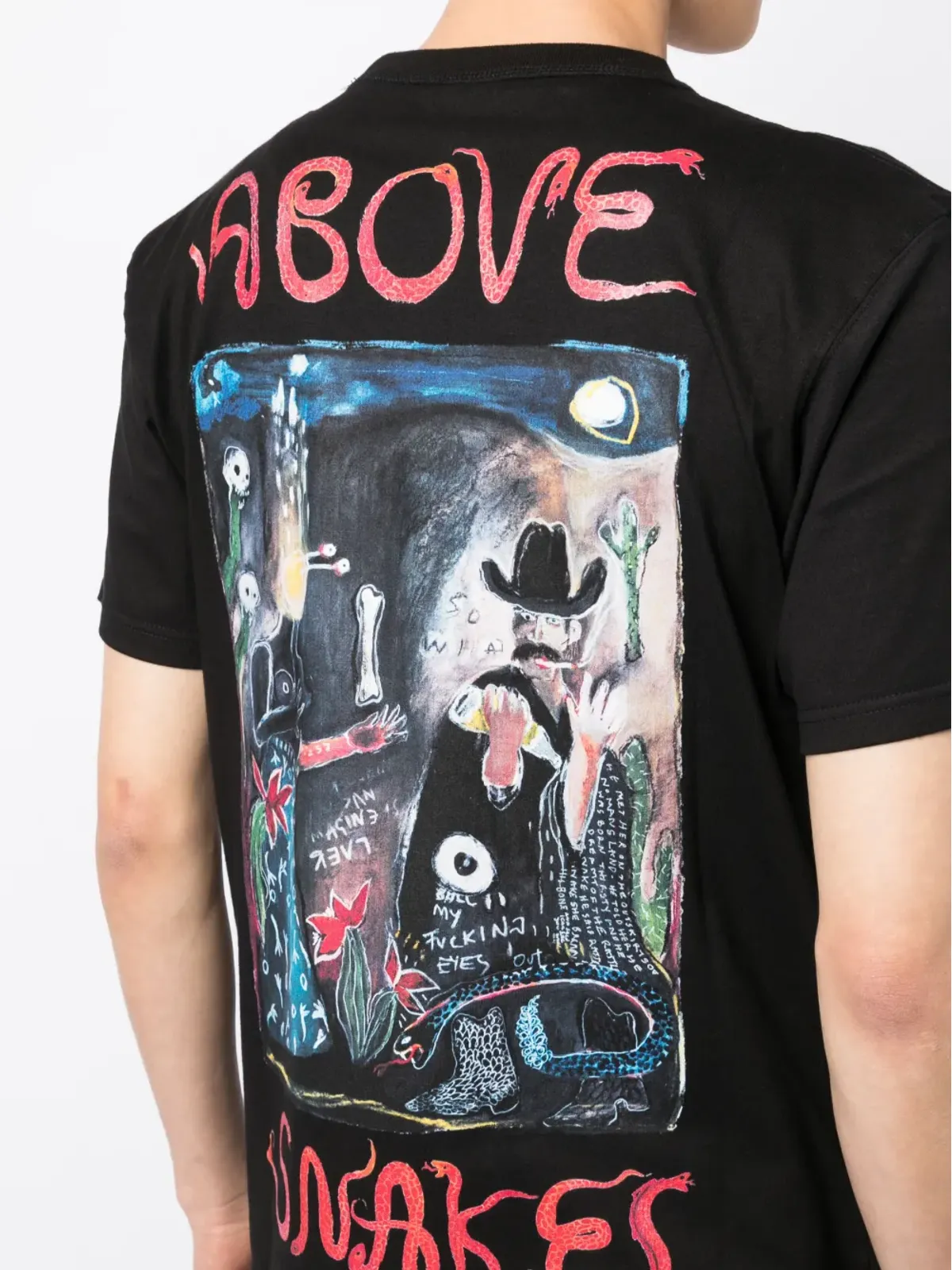 Endless Joy Above Snakes コットンTシャツ - 画像5