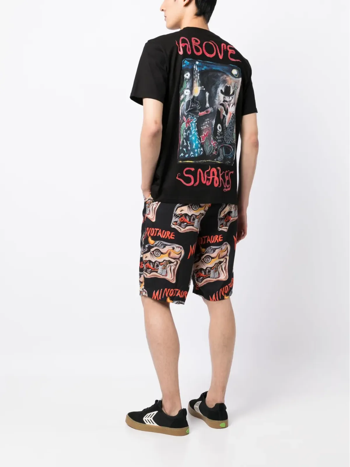 Endless Joy Above Snakes コットンTシャツ - 画像2
