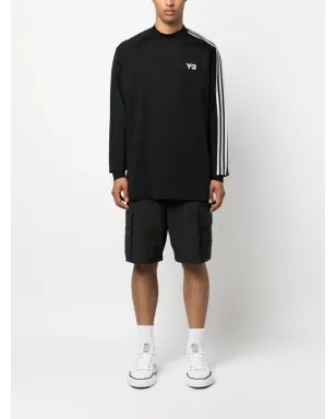 Y-3 ロゴプリント3ストライプ スウェットシャツ - サムネイル2