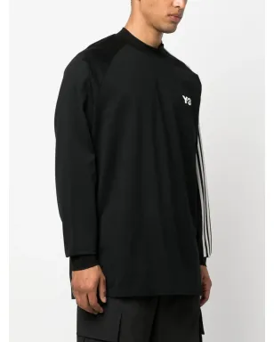 Y-3 ロゴプリント3ストライプ スウェットシャツ - サムネイル3