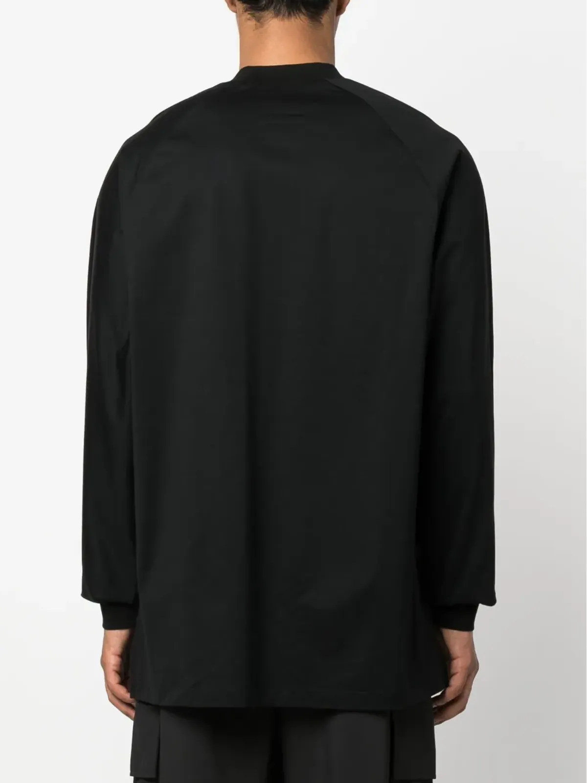 Y-3 ロゴプリント3ストライプ スウェットシャツ - 画像4