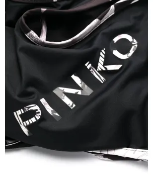 PINKO カットアウト ロゴプリント ワンピース水着 - サムネイル3