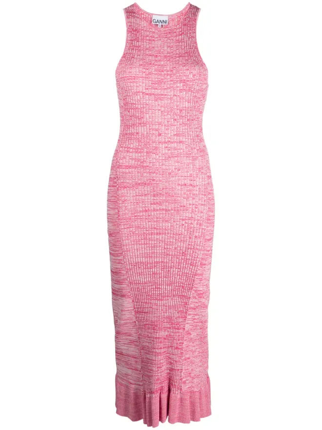 Ganni GANNI ニットミディドレスの商品画像