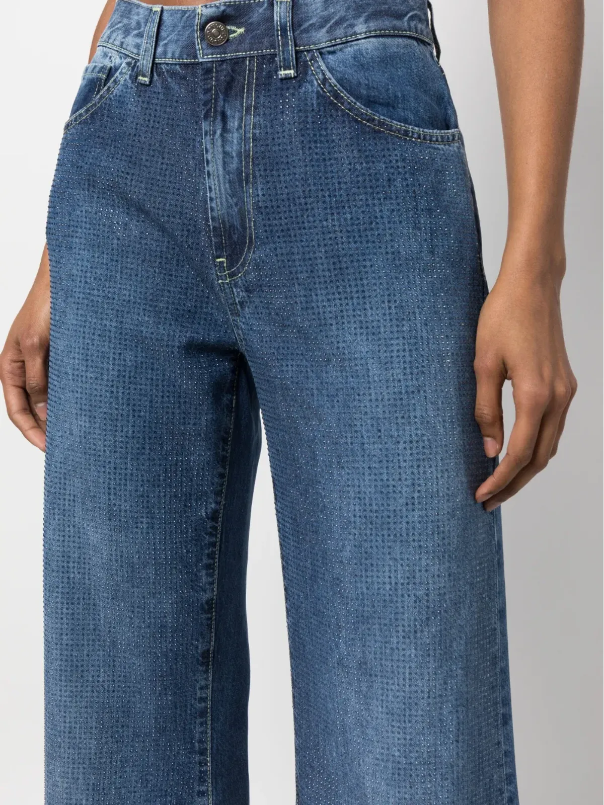 DONDUP アンバー ローライズ ワイドレッグジーンズ - 画像5
