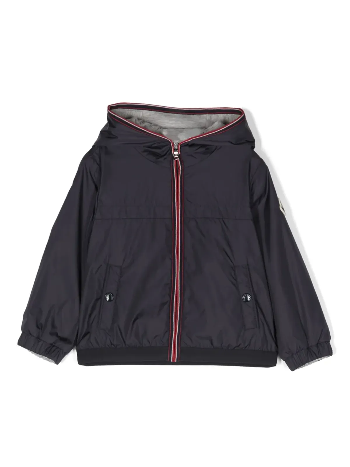 Moncler Enfant 長袖フード付きジャケット - ブルー - 画像1
