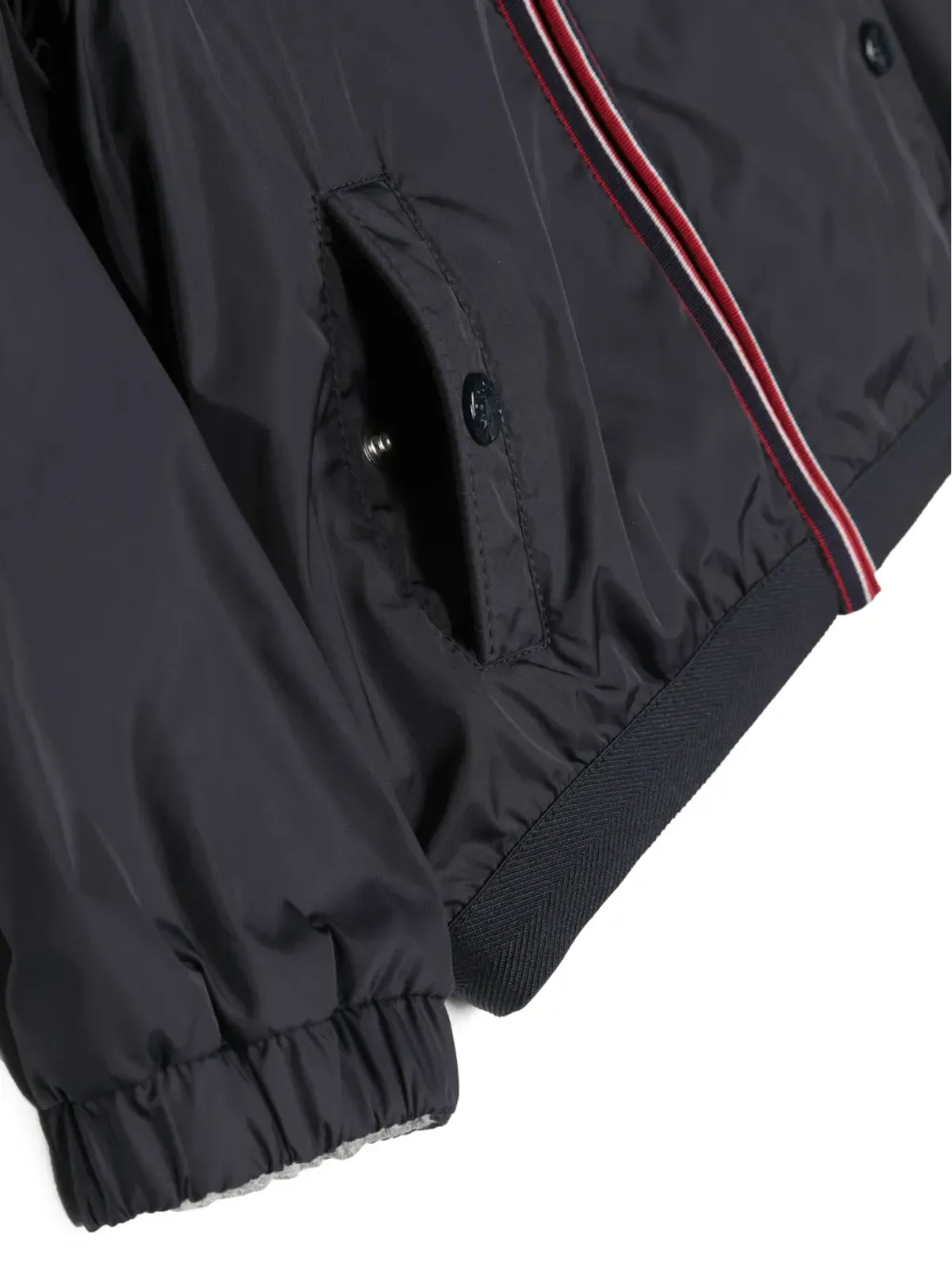 Moncler Enfant 長袖フード付きジャケット - ブルー - 画像3