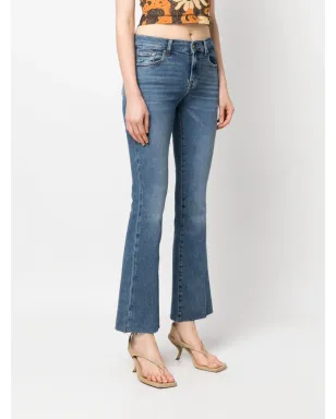7 For All Mankind ロゴパッチ ブーツカット ジーンズ - サムネイル3