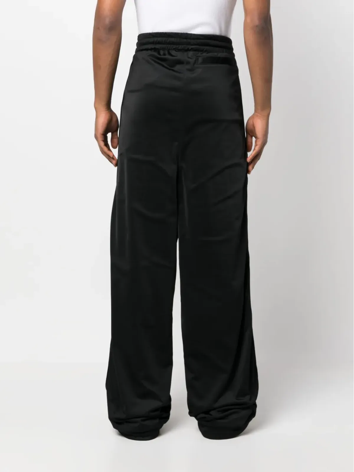 VETEMENTS ロゴプリント ワイドレッグパンツ - 画像4