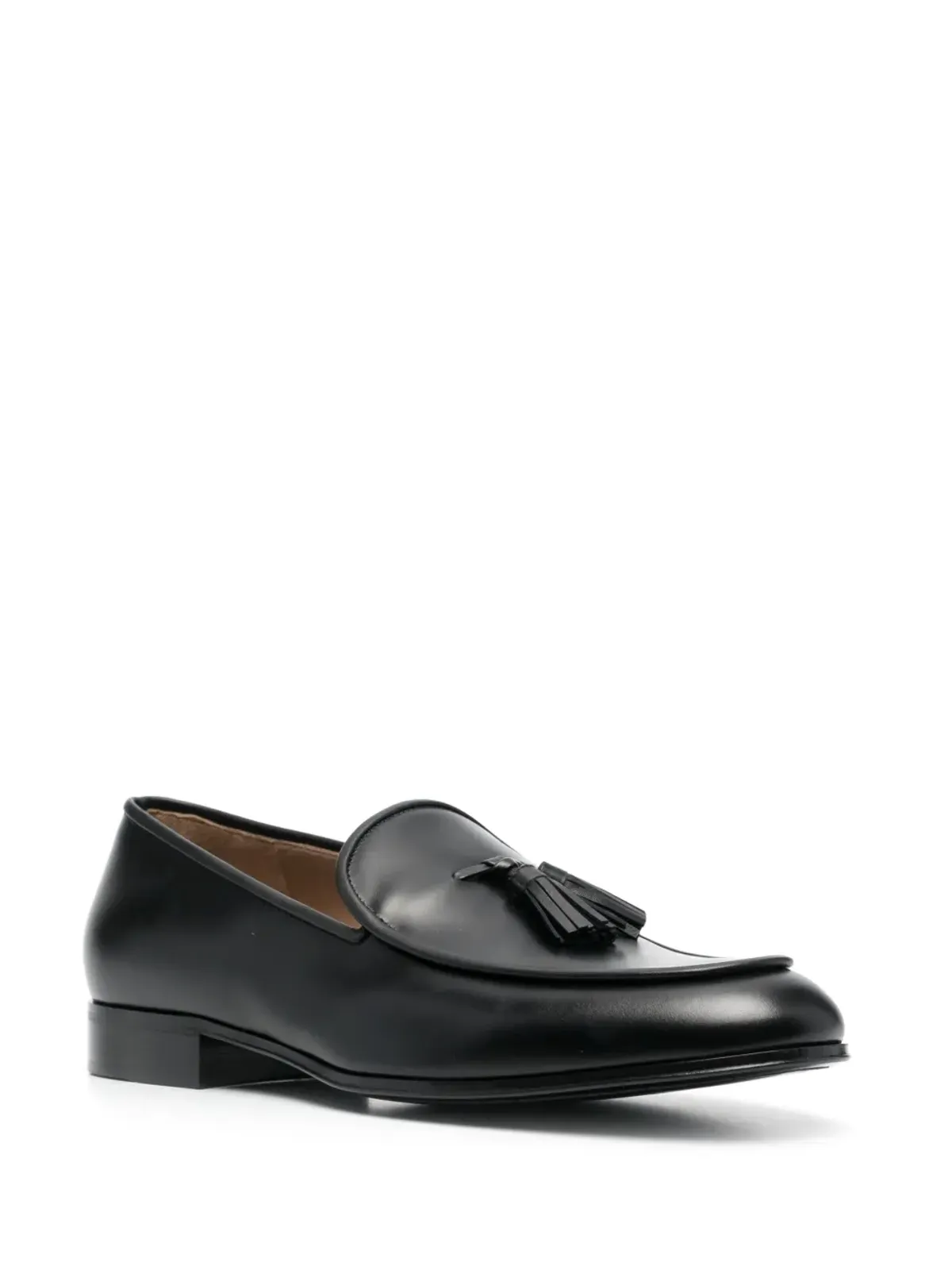 Gianvito Rossi タッセルディテール レザー ローファー - 画像2