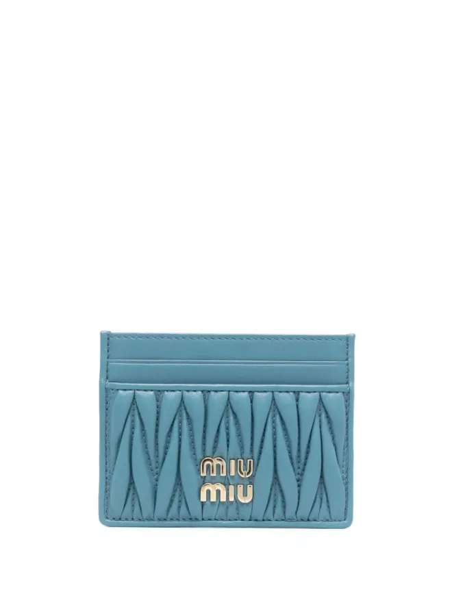 Miu Miu Miu Miu マテラッセナパレザー カードホルダーの商品画像