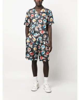 Moschino コミックプリント シルクショートパンツ - サムネイル2