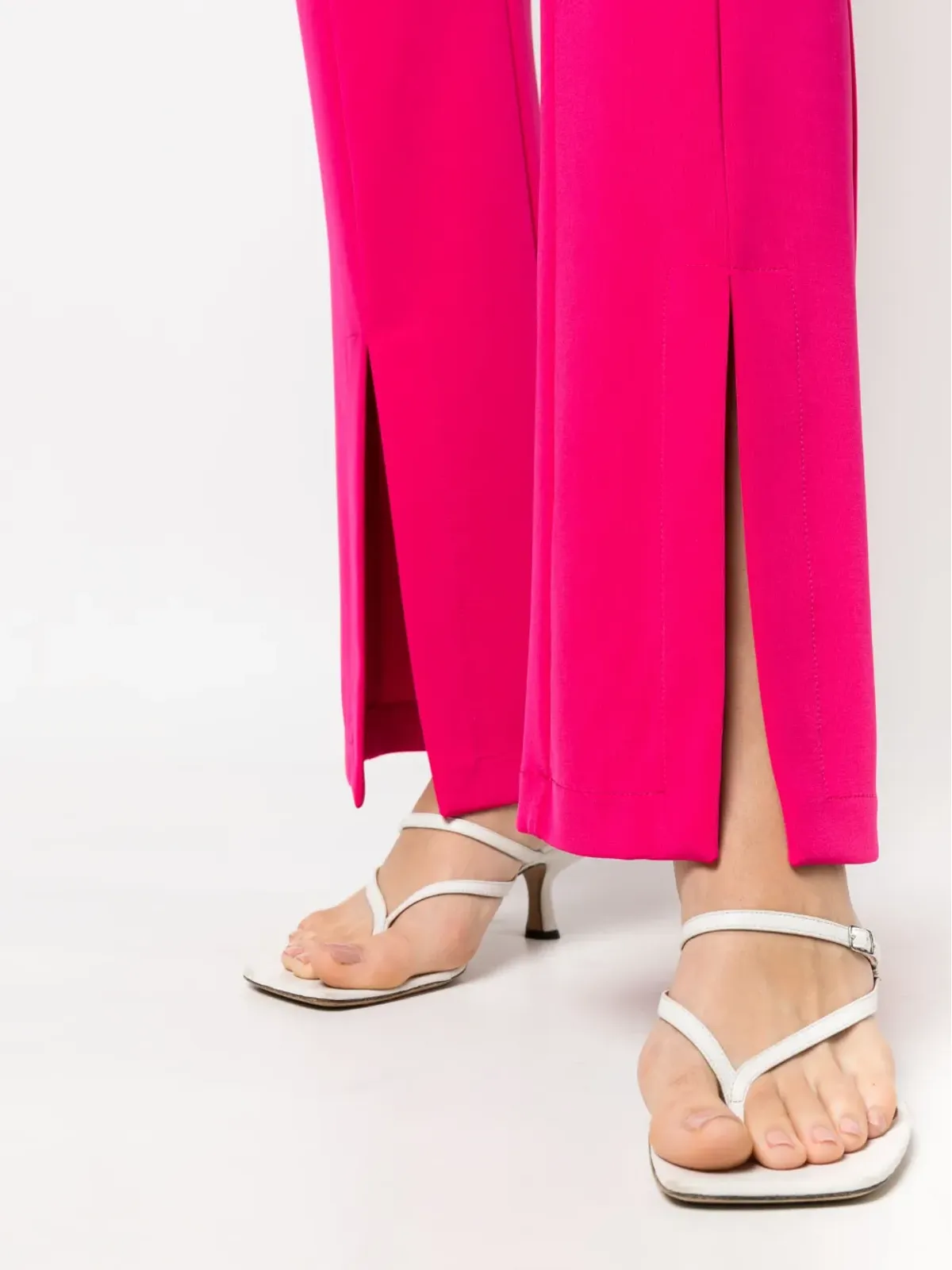 PINKO フロントスリット入りスリムフィットパンツ - 画像5
