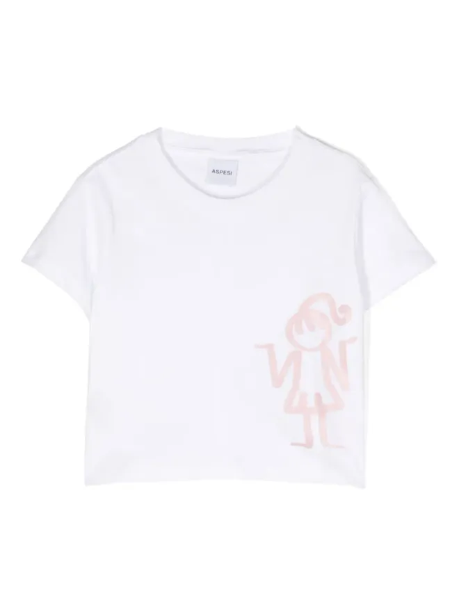 Aspesi Kids Aspesi Kids グラフィックプリント半袖Tシャツの商品画像