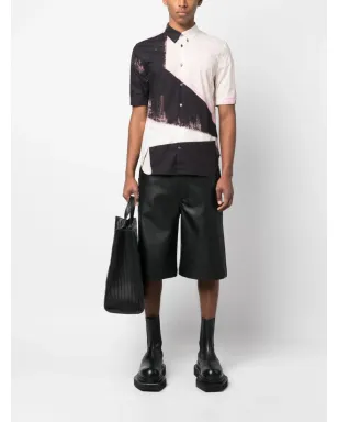 Alexander McQueen ブラッシュストローク コットンシャツ ピンク - サムネイル2