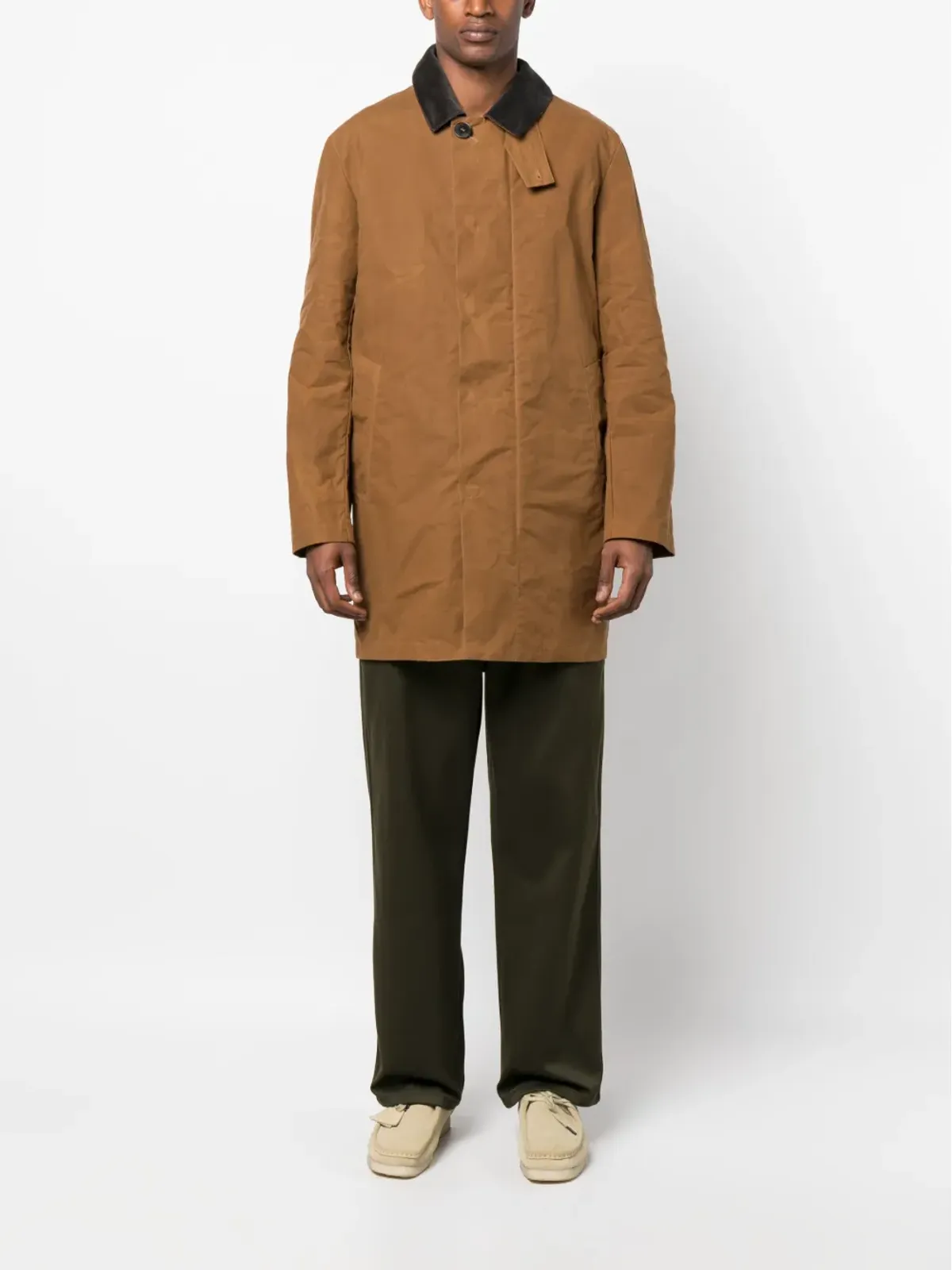 Mackintosh ノーフォーク シングルブレスト コットンコート - 画像2