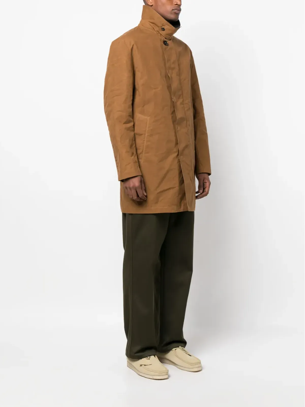 Mackintosh ノーフォーク シングルブレスト コットンコート - 画像3