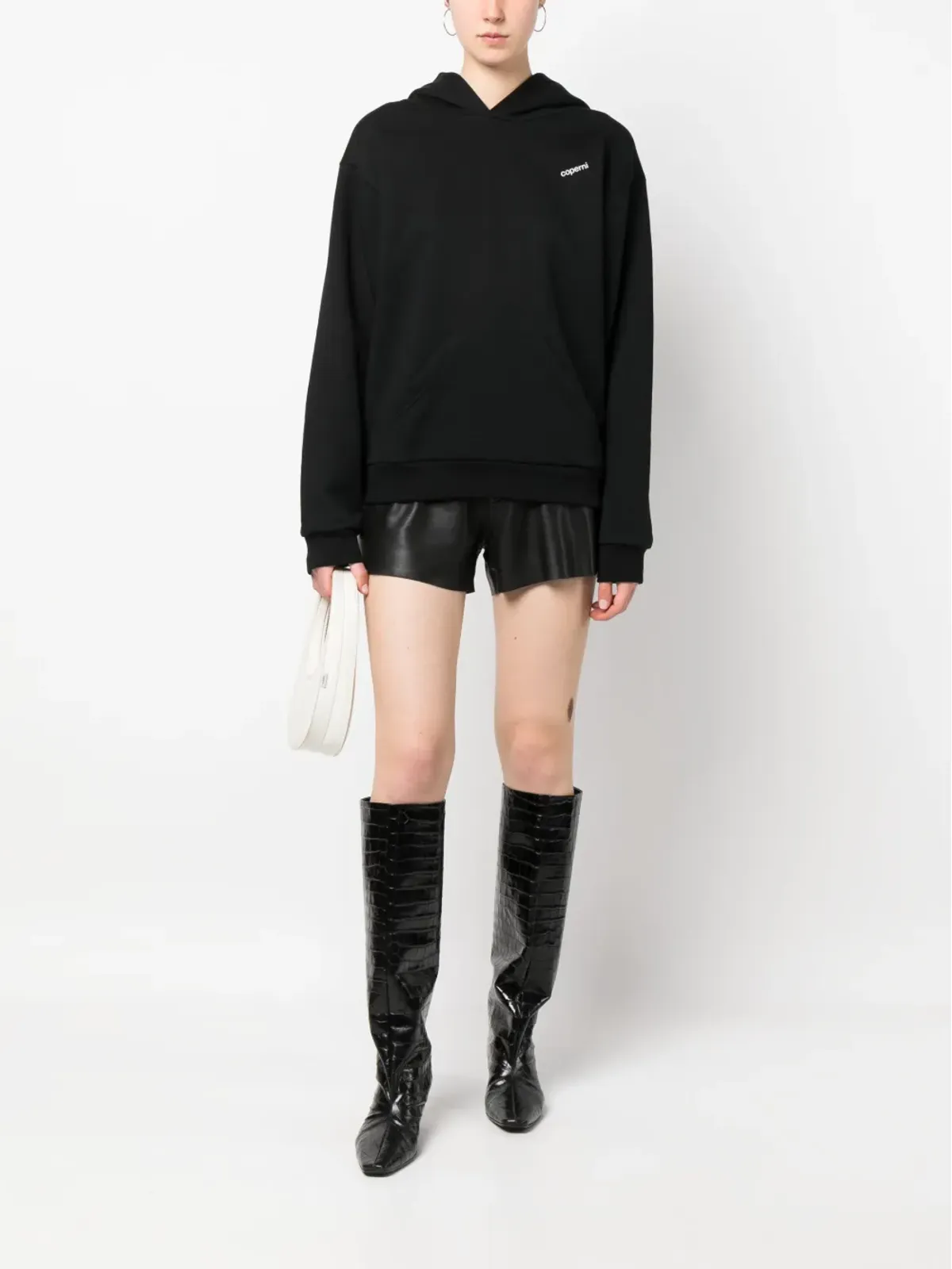 Coperni ロゴプリント長袖フーディー - 画像2