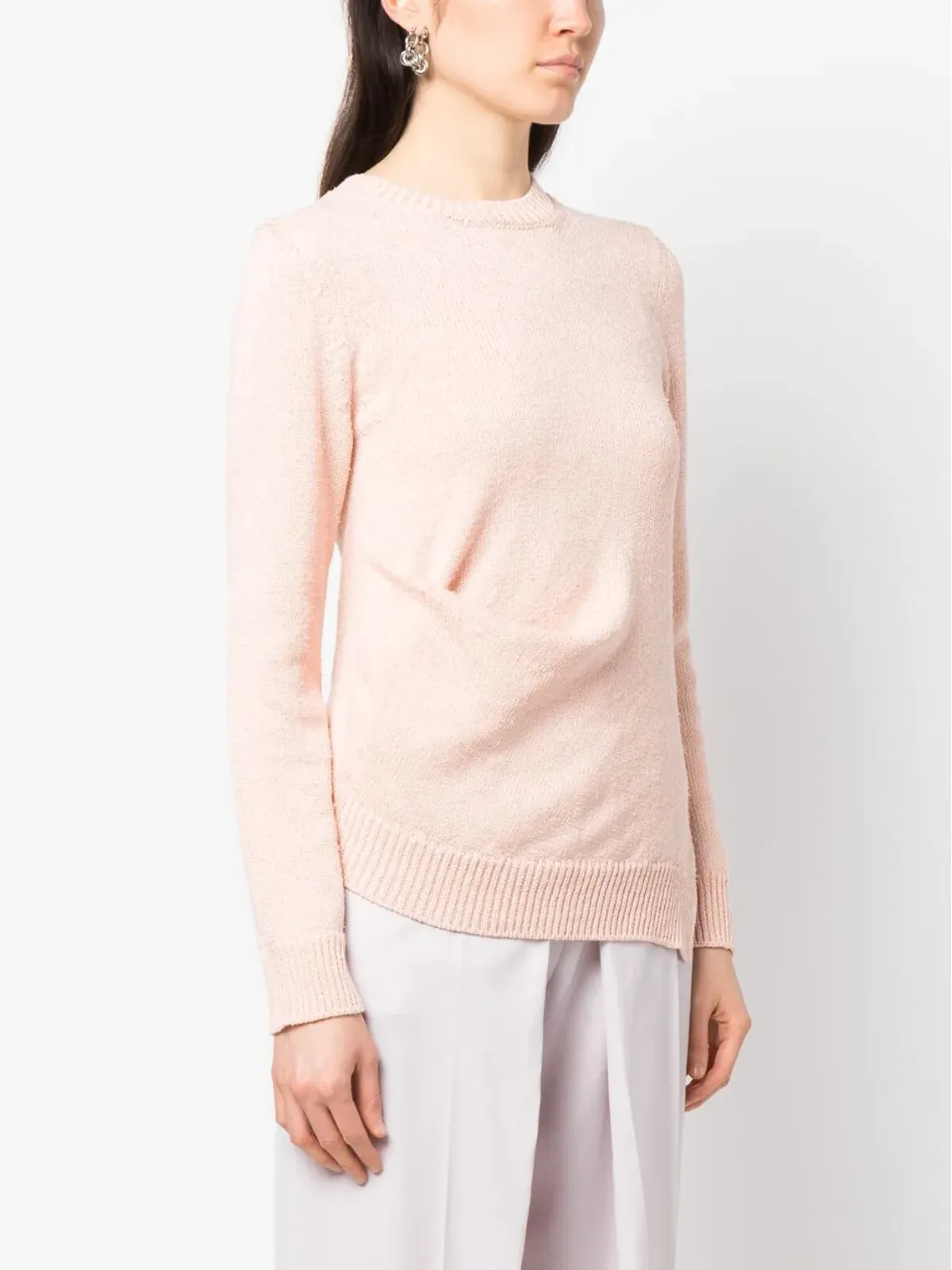 Jil Sander 細編み長袖セーター - 画像3