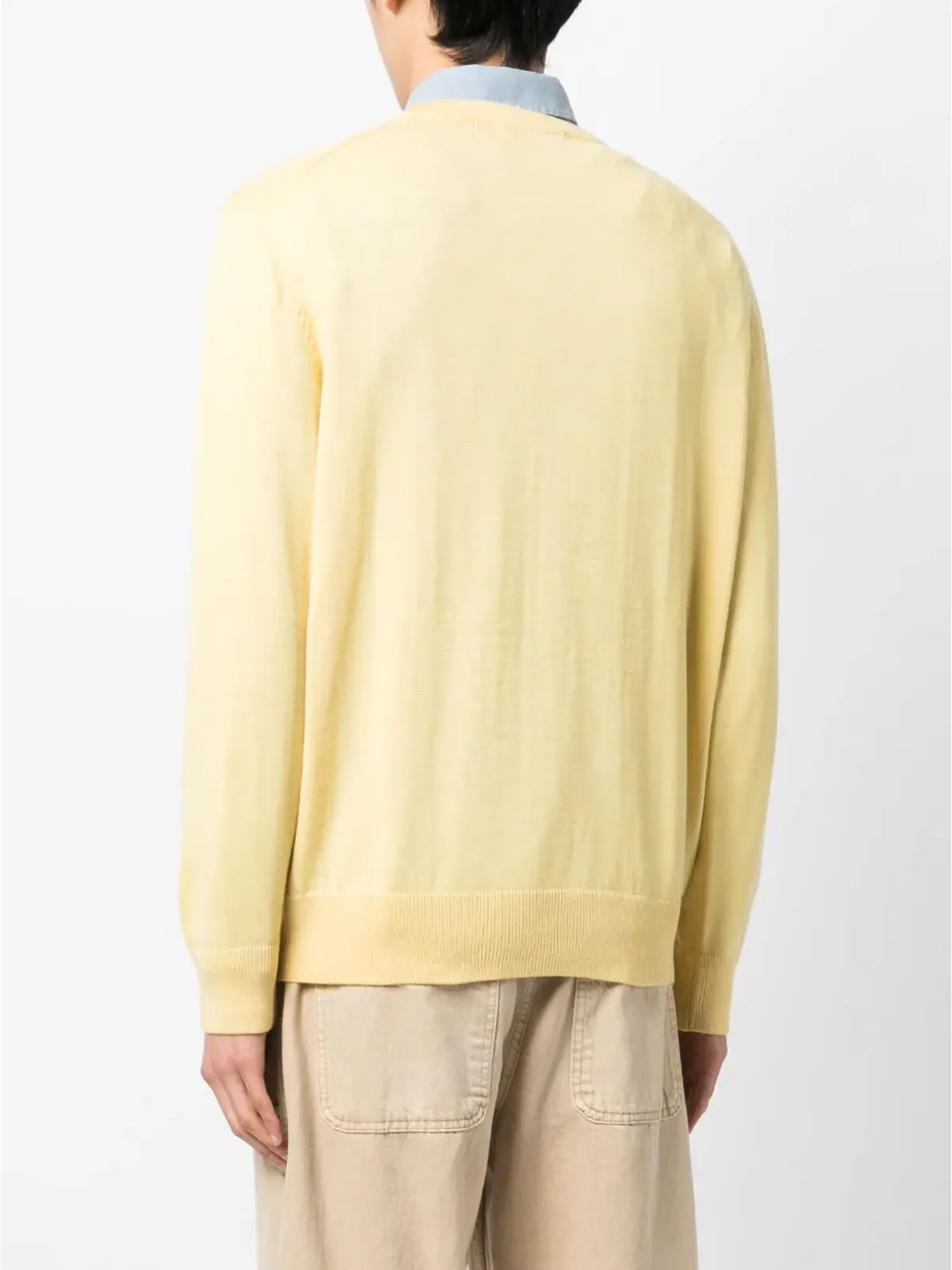 Maison Kitsuné 刺繍ロゴ入りニットウールジャンパー - 画像4