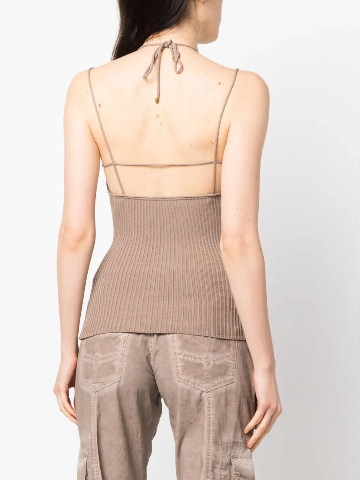 Blumarine ハルターネックニットトップ - 画像3