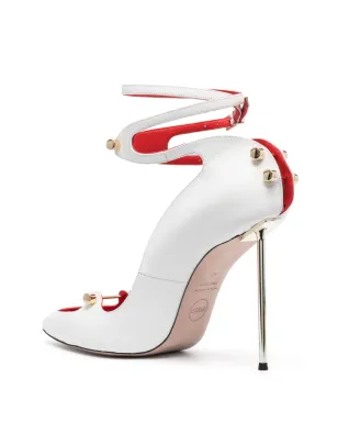 HARDOT ハーロット ポインテッドトゥパンプス - White - サムネイル3