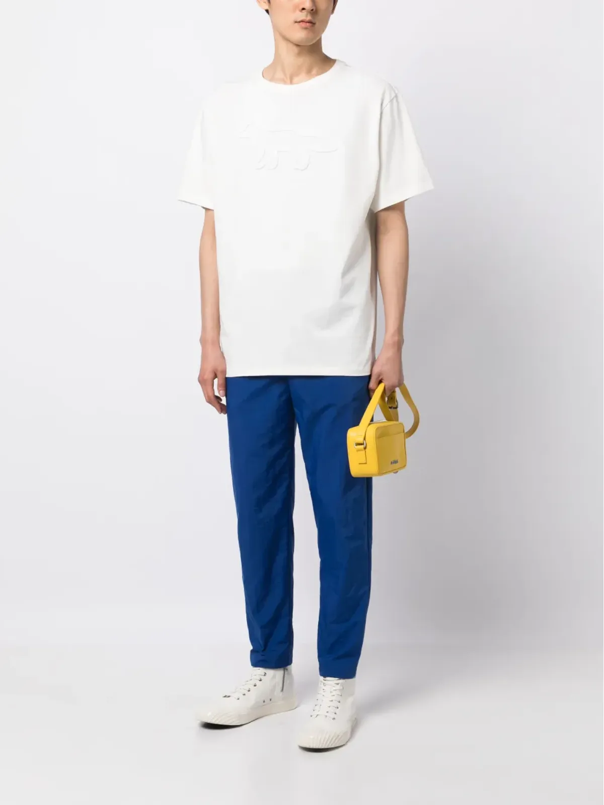 Maison Kitsuné ストレートレッグ コットンパンツ - 画像2