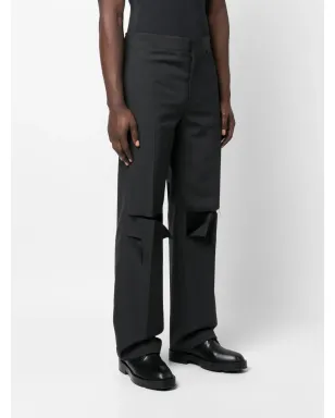 Givenchy ダメージ加工ウールパンツ（グレー） - サムネイル3