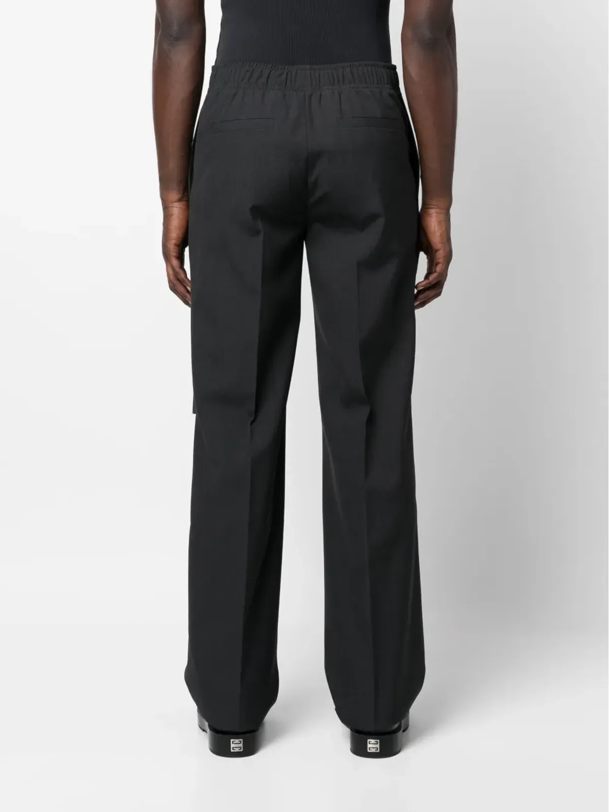 Givenchy ダメージ加工ウールパンツ（グレー） - 画像4