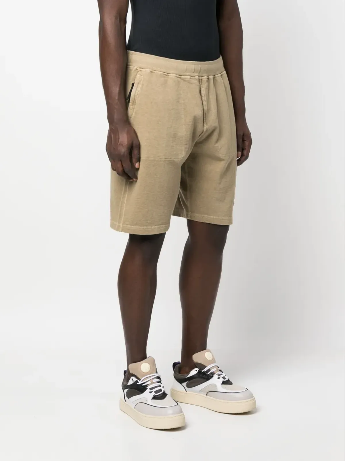 Stone Island コンパスモチーフ コットンショーツ - 画像3