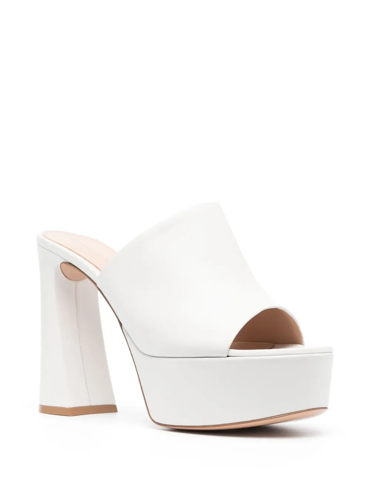 Gianvito Rossi レザーサンダル - 画像2